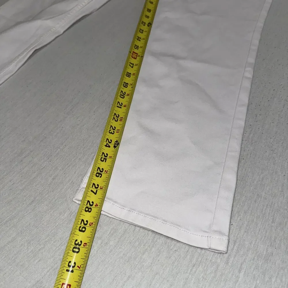 tpj The Perfect Jean Men Slim Thick Fit White Stretch Denim 40x28 NWT